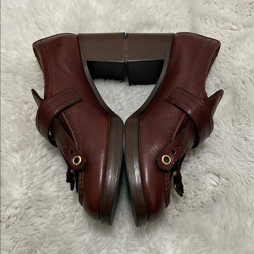 The Original Car Shoe Calzature Donna Cordovan Leather Heeled Loafer - Picture 6 of 12
